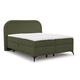 Zelena boxspring postelja s prostorom za shranjevanje 160x200 cm Ornes – Ropez