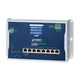 PLANET Industrial 8-Port Wall-mount Switch WGS-4215-8P2XV Upravljano L2+ Gigabit Ethernet (10/100/1000) Power over Ethernet (PoE) Modra, Kovinska