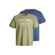JACK & JONES Majica JEANS, modra, zelena