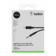 Belkin ROCKSTAR™ Kabel Lightning/3,5 mm jack, 0,9 m, črn