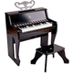 Drveni elektronski klavir sa stolicom Hape, crni