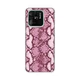 TELEMPIRE Silikonska maska Print za Xiaomi Redmi 10C Pink Snake roze