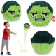 MARVEL COMICS TY MARVEL Hulk Plišasta žogica, poskakujoča maskota, BEANIE BOUNCERS, igračka za spretnost za otroke 10 cm