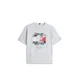 TOMMY HILFIGER Majica pegasto siva/temno zelena/rdeča/črna