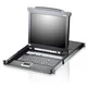 Aten CL5716M-ATA-GG 16-Port PS/2-USB VGA 17 LCD Stikalo KVM with Daisy-Chain Port USB Peripheral Support and with German keyboard