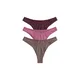 The Set Bikini hlačke  umbra / rosé / temno rdeča / bela