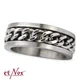 Prstan ETNOX - Mesh Steel Ring - SR457