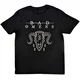 Bad Omens Majica Ram Skull Unisex Black L