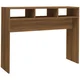 MAISON CHIC konzolna miza - miza ob steni rjav hrast 105x30x80 cm konstruiran les, (21786355)