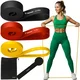 Set elastičnih trakov za vadbo – 3 kosi (6 kg, 15 kg, 30 kg) + kavelj + trening načrt
