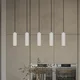 Trio Lighting Visoka svetilka Soka, svetlo siva, dolžina 85 cm, kovina, 5-svetilna. - Dnevna soba/jedilnica - Sodobni