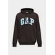 GAP Majica HERITAGE svetlo modra/temno rjava/bela