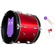 NRG True Ultra Standard SET Navijaški boben 16 Red Fire