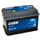 Exide Excell EB712 akumulator, 71 Ah, D+, 670 A(EN), 278 x 175 x 175 mm