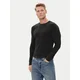 Tommy Jeans Majica z dolgimi rokavi DM0DM04409 Črna Slim Fit