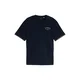 TOM TAILOR Majica temno modra / temno siva