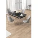 Hanah Home Trpezarijski set, 5 komada, Sivi
