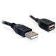 DELOCK USB produžni kabel crna 15cm 82457