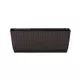 Prosperplast Plastični koritasti lonček Ratolla z podstavkom, temno rjav, 29,3x12x12,6 cm