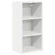 Vidaxl Viseča omarica Bela 40 x 29,5 x 80 cm Konstruiran les