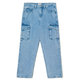 Cropp - Farmerke wide leg - Blue