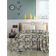 Rjavo bombažno pregrinjalo 200x230 cm Pique – Mila Home