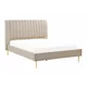 Postelja Berwyn 1006 (Beige) Zakonske, Svetlo rjava, 140x200, Blago, Posteljno dno, 162x225x124cm