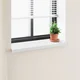 vidaXL Okenski nadstrešek Bela 80 x 35 x 4,5 cm PVC