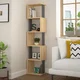 Hanah Home Piri Sonoma Oak Anthracite Polica za knjige 35x161x30cm, Bež