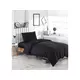 Lessentiel Maison set posteljine Duzboy, 160x220cm, crna