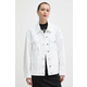 Traper jakna Miss Sixty x Keith Haring za žene, boja: bijela, za prijelazno razdoblje, oversize, 6L1WJ2450000