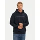 Tommy Jeans Majica temno modra / bela