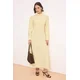 Trendyol Modest Ženska haljina Tctss26Eb00096, Žuta