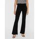 Vero Moda Hlače iz tkanine Kamma 10209858 Črna Flared Fit