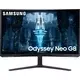 Samsung gaming monitor LS32BG850NPXEN 31,5/VA,zakrivljen/3840x2160/240Hz/1ms GtG/HDMIx2,DP,USB/pivot/crna LS32BG850NPXEN