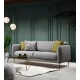 Atelier del Sofa Trosed na razvlačenje Sevilla 98x85x214cm Sivi