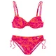VENICE BEACH Bikini oranžna/roza