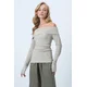 Trend Alacati Stili Ženska bluza Alc-X14579, Siva