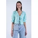 Trend Alaçati Stili Bluza turkizna