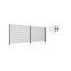 2D panelna ograda 6x5x6mm, Pocinkovana i plastificiran, 1,63x2,5 m, Zelena