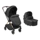 KikkaBoo Kolica Lanah 2in1 set sa tvrdom korpom Black (KKB21147)
