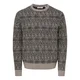 Only & Sons Pulover ONSSAGE temno bež/temno siva