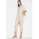 Trendyol Stone Woven Overalls in Cut Out/Window Detailed