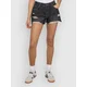 Urban Classics Destroyed Denim kratke hlače black washed
