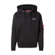 ALPHA INDUSTRIES Majica Mirror siva/temno rdeča/črna/bela