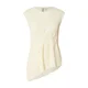 PIECES Top PCMALIE pastelno rumena