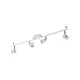 Eglo Vergiano spot/4, led, gu10, 4x5w, 4x400lm, bela