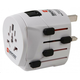 SKROSS potovalni adapter PRO World, max. 6,3 A, ozemljen, vključno z adapterjem za druge vilice, univerzalen za ves svet