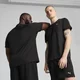 Mens Puma TAD ESSENTIALS Solid Cat T-Shirt, Black, Size M, Clothing