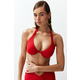 Trendyol Red Balconette Inverted V Underwire Bikini Top